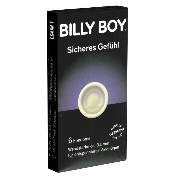 Billy Boy «Sicheres Gefühl» 6 Power-Kondome für starken Sex