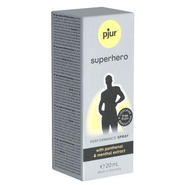 pjur® SUPERHERO «Performance Spray» for men, Verzögerungsspray für mehr Stehvermögen 20ml