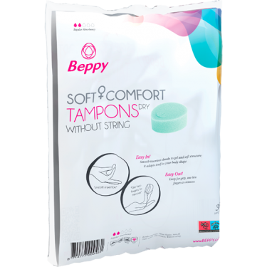 Beppy «DRY» (Classic) Soft + Comfort Tampons Maxipack, 30 Stück, ohne Fädchen