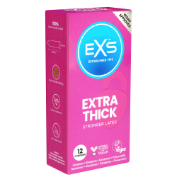 EXS «Extra Thick» 12 starke Kondome für das Plus an Sicherheit