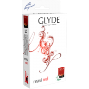 Glyde Maxi Red: rot gefärbt, ohne Aroma, Größe XL