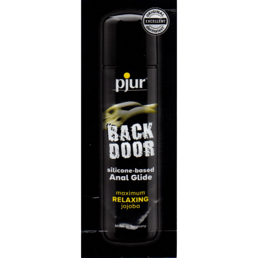pjur® BACK DOOR «Relaxing Silicone Anal Glide» Maximum Relaxing, lang anhaltendes Anal-Gleitgel 1.5ml Sachet