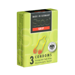 Sico «Grip» 3 Kondome mit verstärktem Rollrand für besseren Sitz