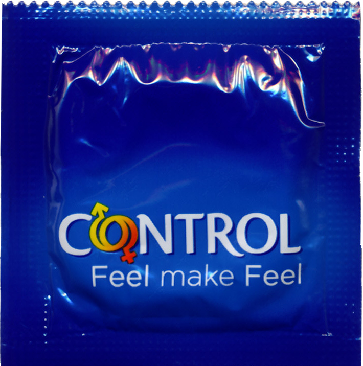 Control «Non Stop (Dots & Lines)» 12 gerippt/genoppte Kondome für längere Liebe