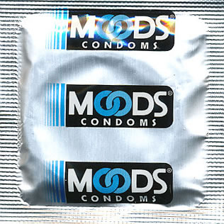 MOODS «Dotted Condoms» 3 grüne Noppenkondome für einzigartiges Vergnügen