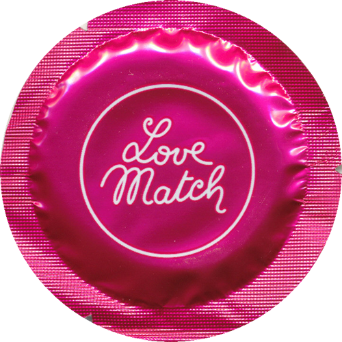 Love Match «Stimolante» 6 stimulierende Kondome in Rundfolien