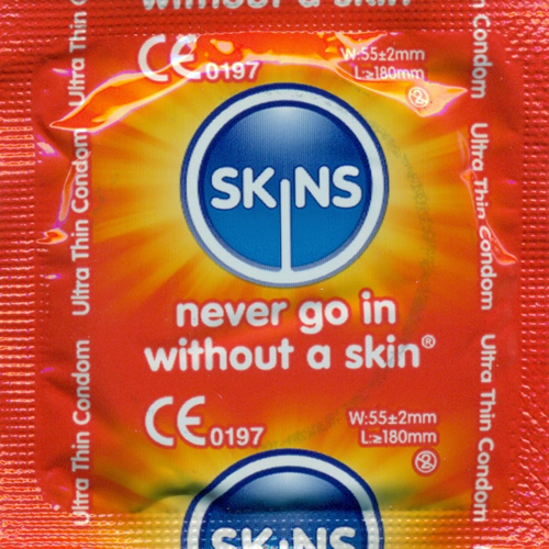 Skins «Ultra Thin» 16 ultra dünne Kondome aus kristallklarem Latex - ohne Latexgeruch