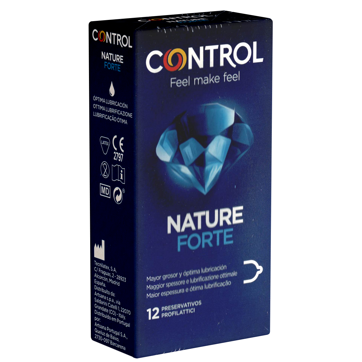 Control «Nature Forte» 12 starke Kondome für Leidenschaft ohne Sorgen