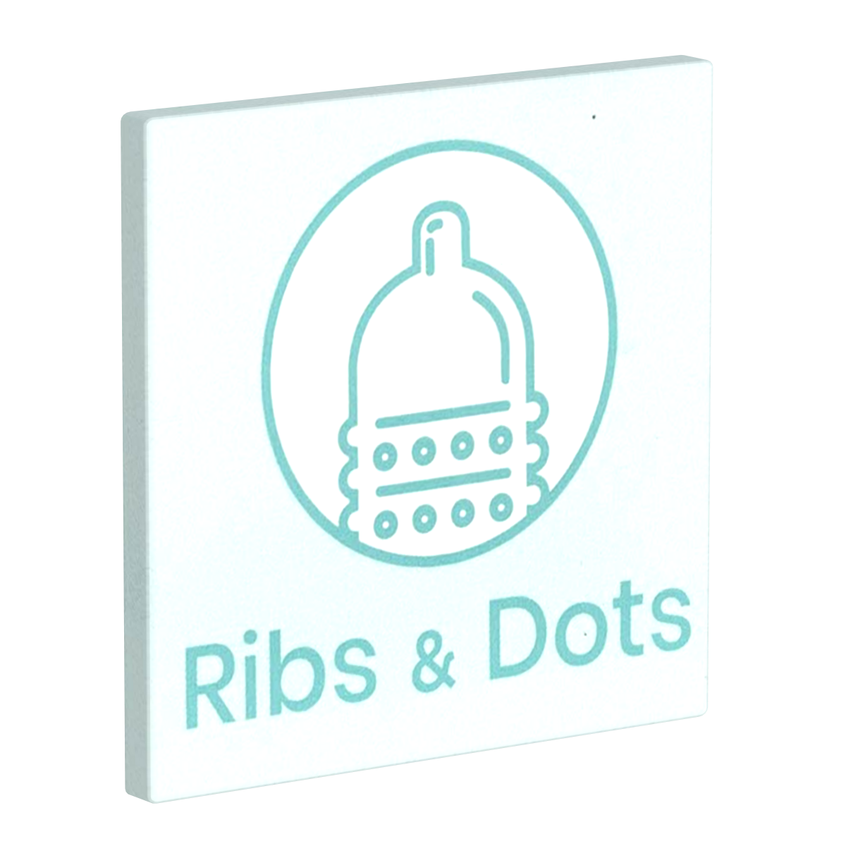 Lovelyness «Ribs & Dots» 1 stimulierendes Kondom für mehr Spaß beim Akt der Liebe