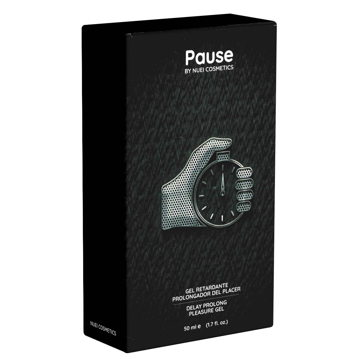 NUEI Cosmetics «Pause» Delay Prolong Pleasure Gel, schnell wirksames aktverlängerndes Gleitgel 50ml
