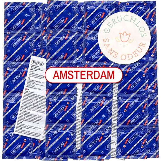 Amsterdam «TRESOR» 100 extra strong condoms without latex smell