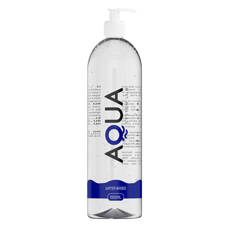 AQUA «Waterbased Lubricant» 1000ml wasserbasiertes Gleitgel für natürliche Intim-Momente