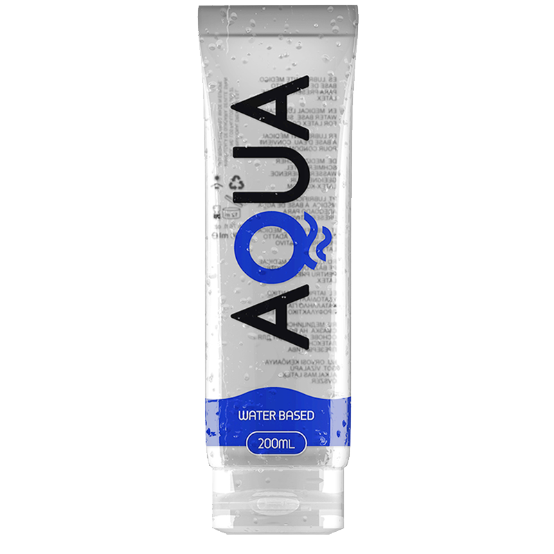 AQUA «Waterbased Lubricant» 200ml wasserbasiertes Gleitgel für natürliche Intim-Momente