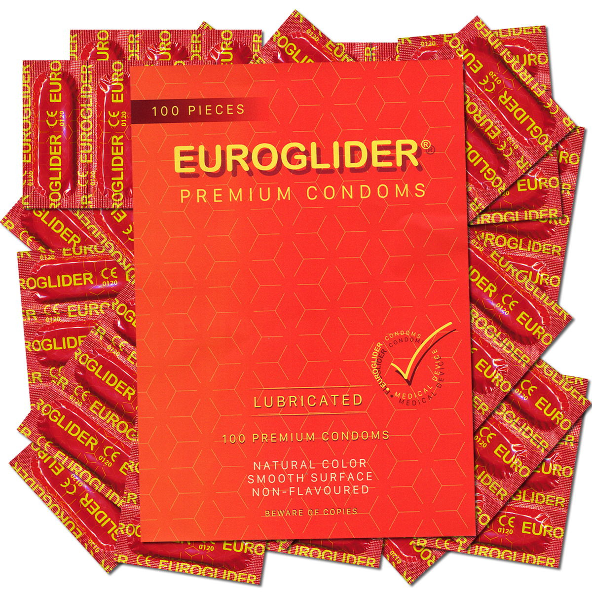 Asha «Euroglider» 100 durable and professional condoms