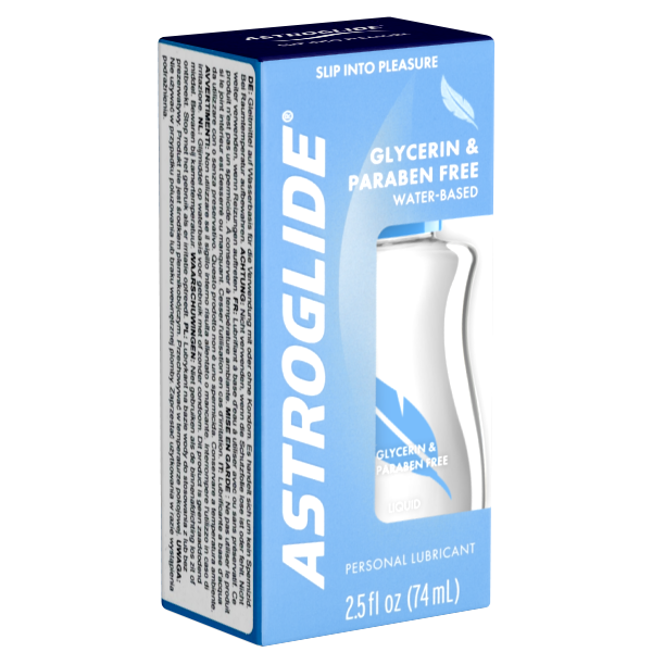 Astroglide «Glycerine & Paraben Free» 74ml hypoallergenic lubricant with organic ingredients - water-based and suitable for vegans