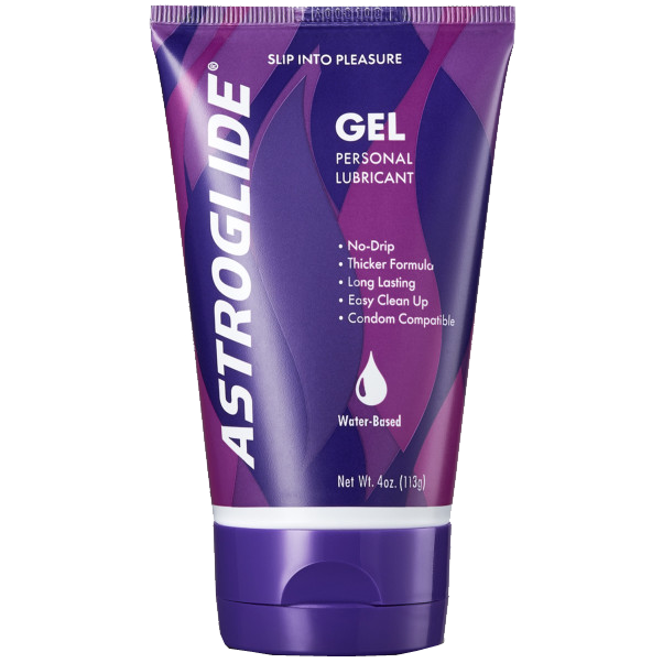 Astroglide «Gel» 113g long lasting and super slick lubricant for universal use - water-based and suitable for vegans