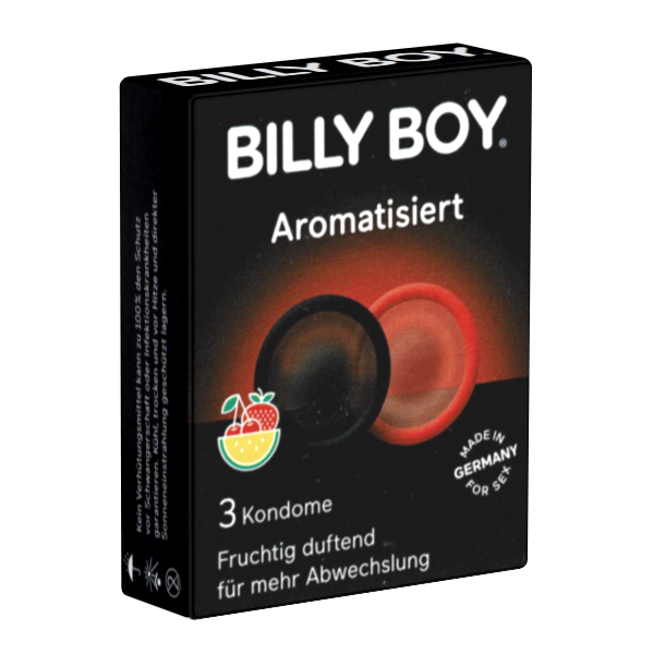 Billy Boy «Aroma» 3 fruchtige Kondome für leckeren Oralverkehr