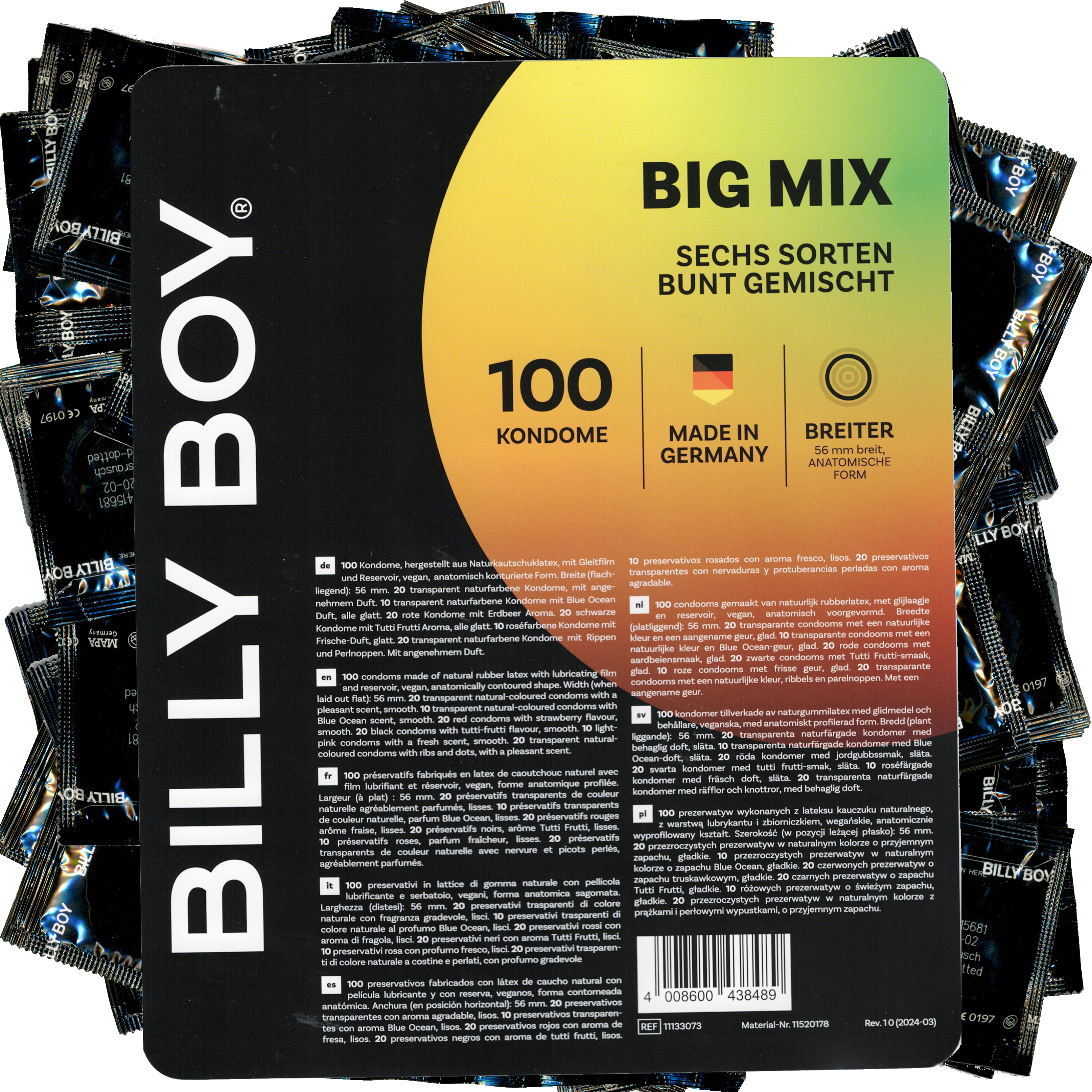 Billy Boy «Big Mix» 100 Kondome im Mix Sortiment, Vorratspackung