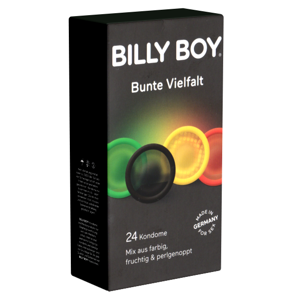 Billy Boy «Bunte Vielfalt» (Variety) 24 colourful mixed condoms