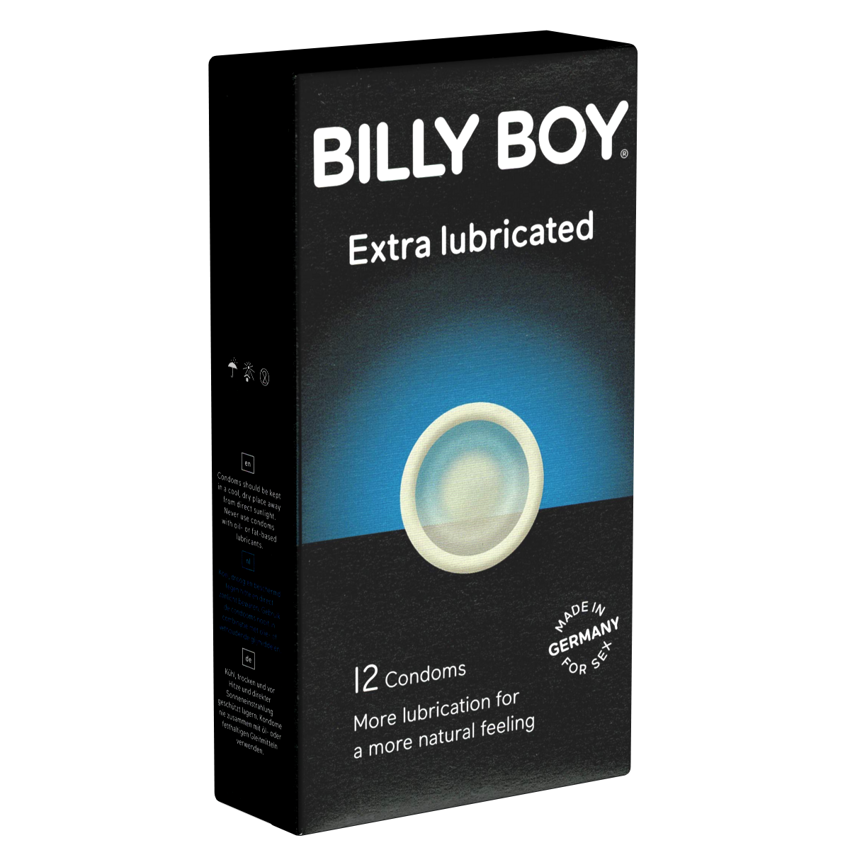 Billy Boy Single: Extra Lubricated, 12 condoms