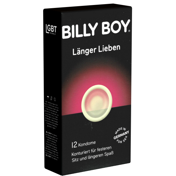 Billy Boy «Länger Lieben» 12 Kondome für längere Liebe - ohne Chemikalien