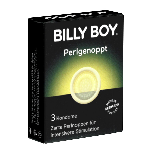 Billy Boy «Perl» 3 perlgenoppte Kondome aus Naturkautschuklatex