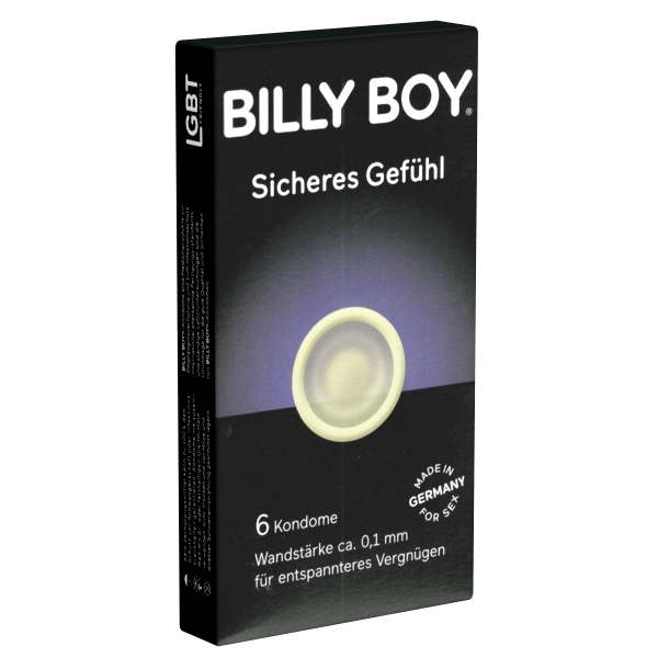 Billy Boy «Sicheres Gefühl» (Safe Feeling) 6 power condoms for strong sex