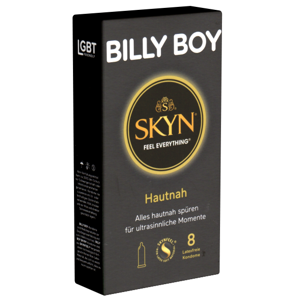 Billy Boy «SKYN» Hautnah, 8 latexfreie Kondome aus Polyisopren