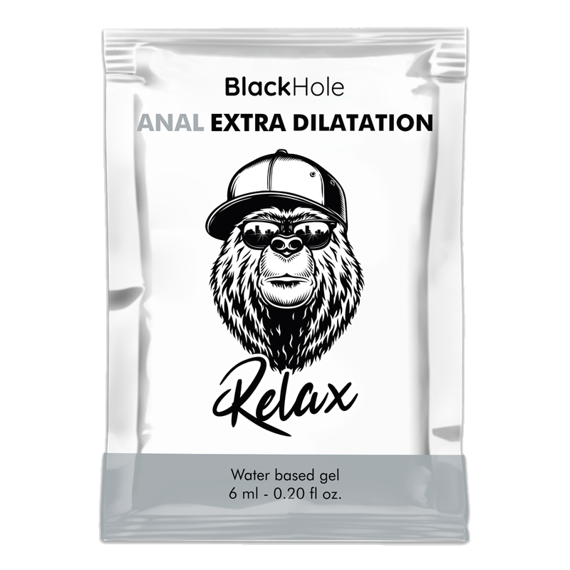 Black Hole «Extra Dilatation» Anal Relax Gel 6ml wasserbasiertes Gleitgel für Analsex, Sachet