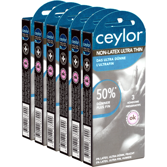 Ceylor Retail-Unit: Non-Latex, 6x3 Kondome