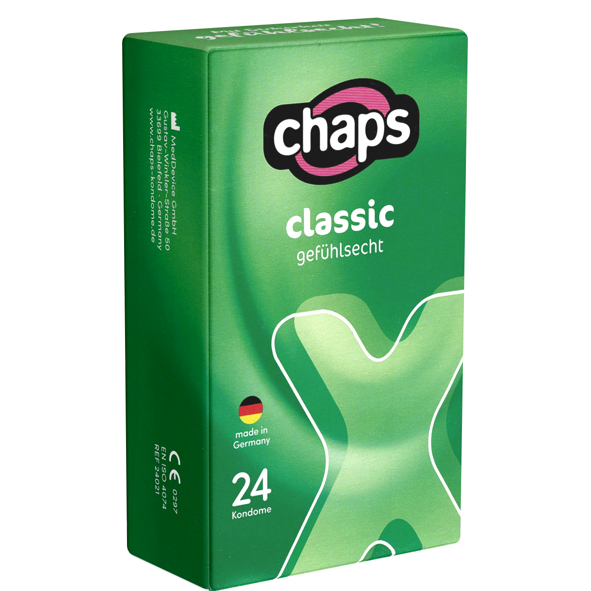 Chaps «Classic Natur» 24 Kondome für volle Verkehrssicherheit