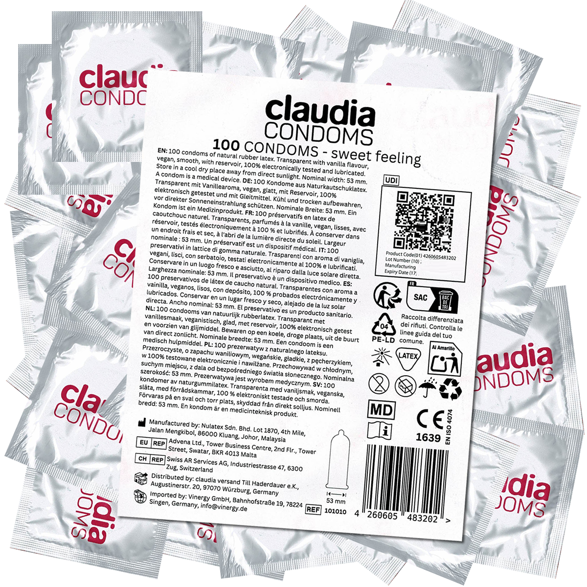 claudia «Sweet Feeling» 100 Kondome