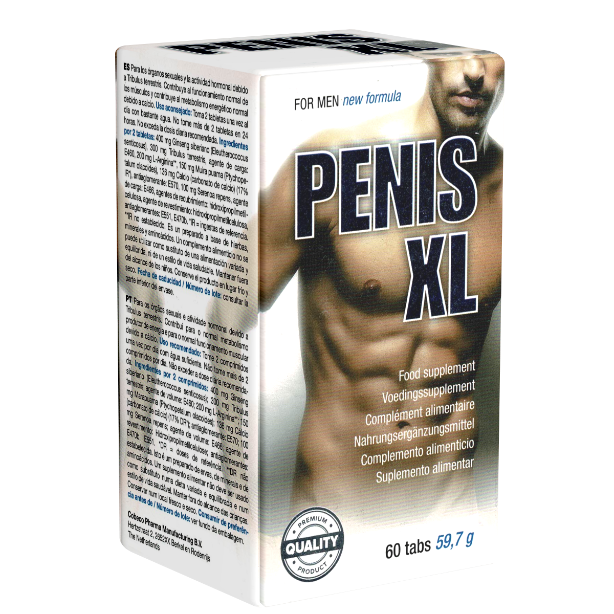 Cobeco Pharma «Penis XL» for men, 60 tablets for more sexual power