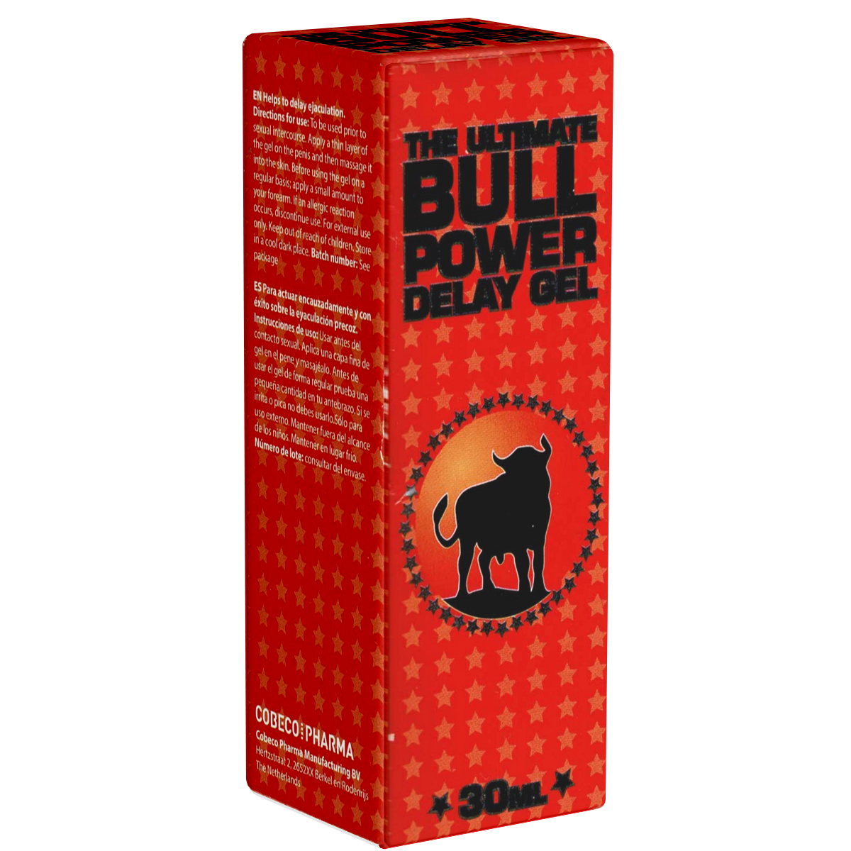 Cobeco Pharma «The Ultimate Bull Power Delay Gel» 30ml Verzögerungsgel gegen einen vorzeitigen Samenerguss