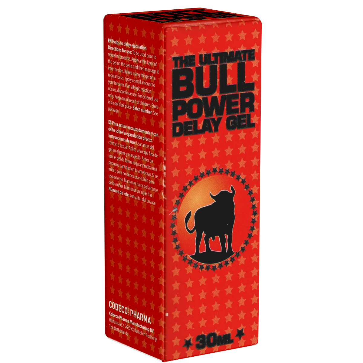 Cobeco Pharma «The Ultimate Bull Power Delay Gel» 30ml delay gel against premature ejaculation