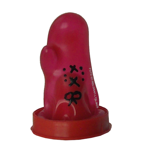 Novelty condom with figure «Boxer» 1 piece, hand painted