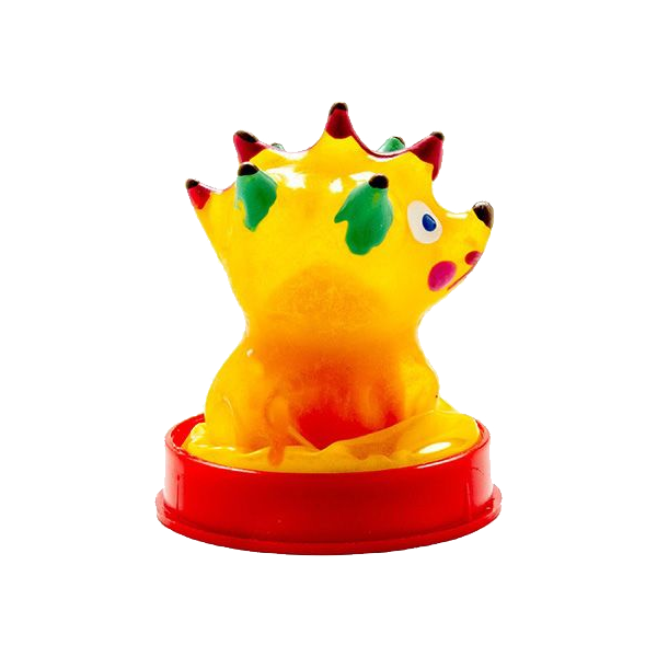 Novelty condom with figure «Hedgehog» 1 piece, hand painted