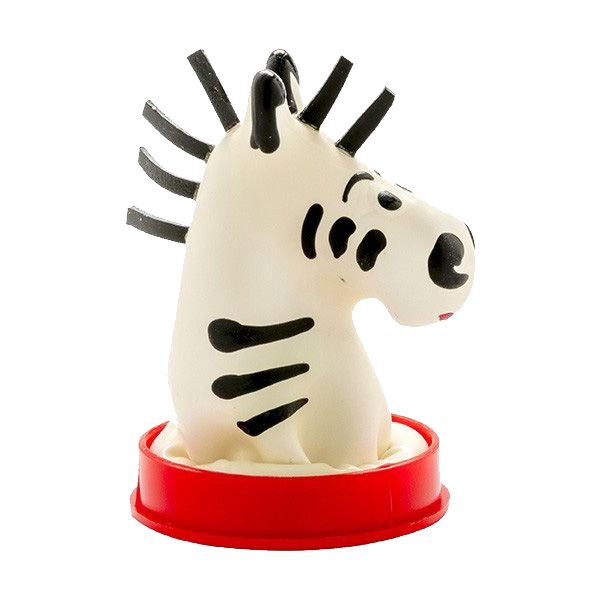 Scherzkondom mit Figur «Zebra» 1 Stück, handbemalt
