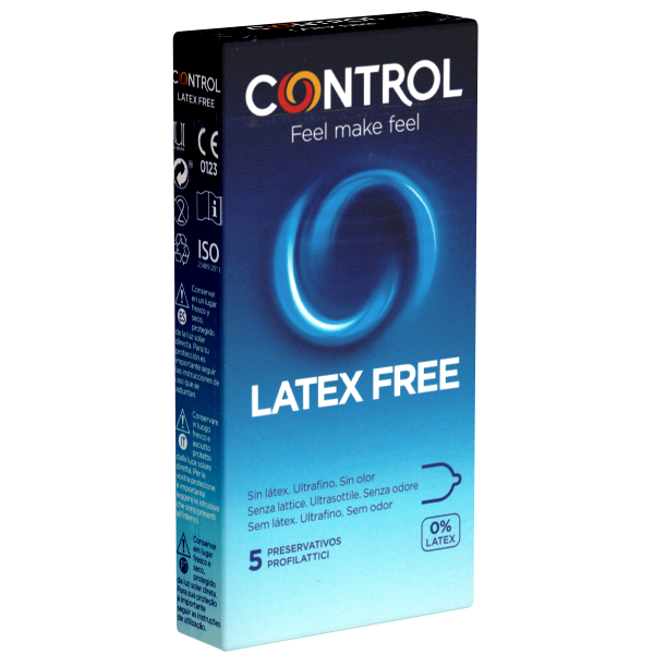 Control «Latex Free» 5 latexfreie Kondome - absolut geruchslos und hypoallergen