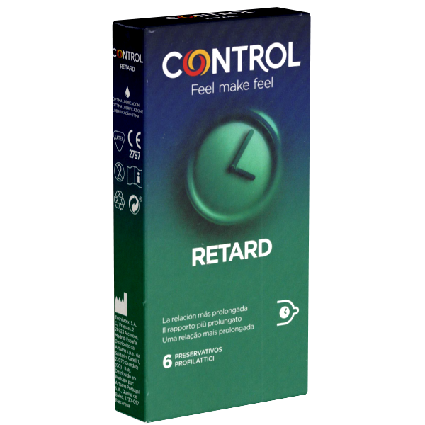 Control «Non Stop (Retard)» 6 long love condoms with benzocaine