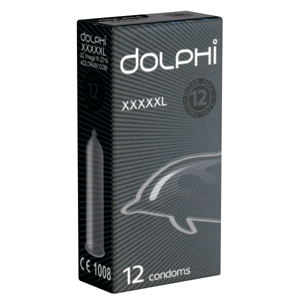 Dolphi «XXXXXL» 12 übergroße Kondome für den großen Penis