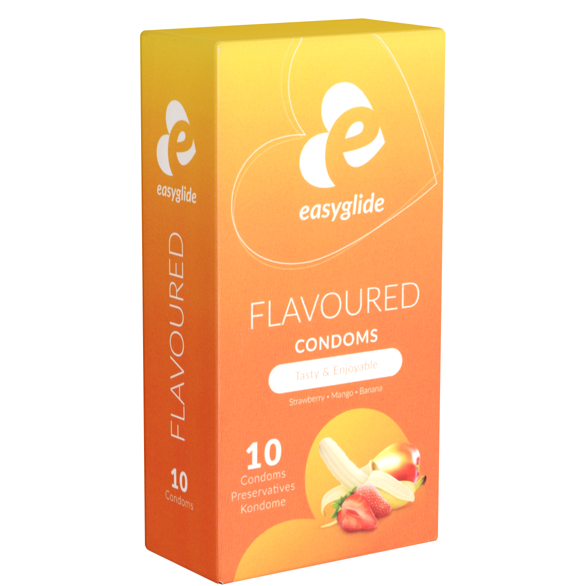 EasyGlide «Flavoured» 10 flavoured condoms for more taste