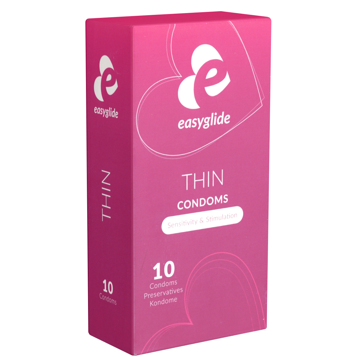 EasyGlide «Thin» 10 thin condoms for a natural feeling