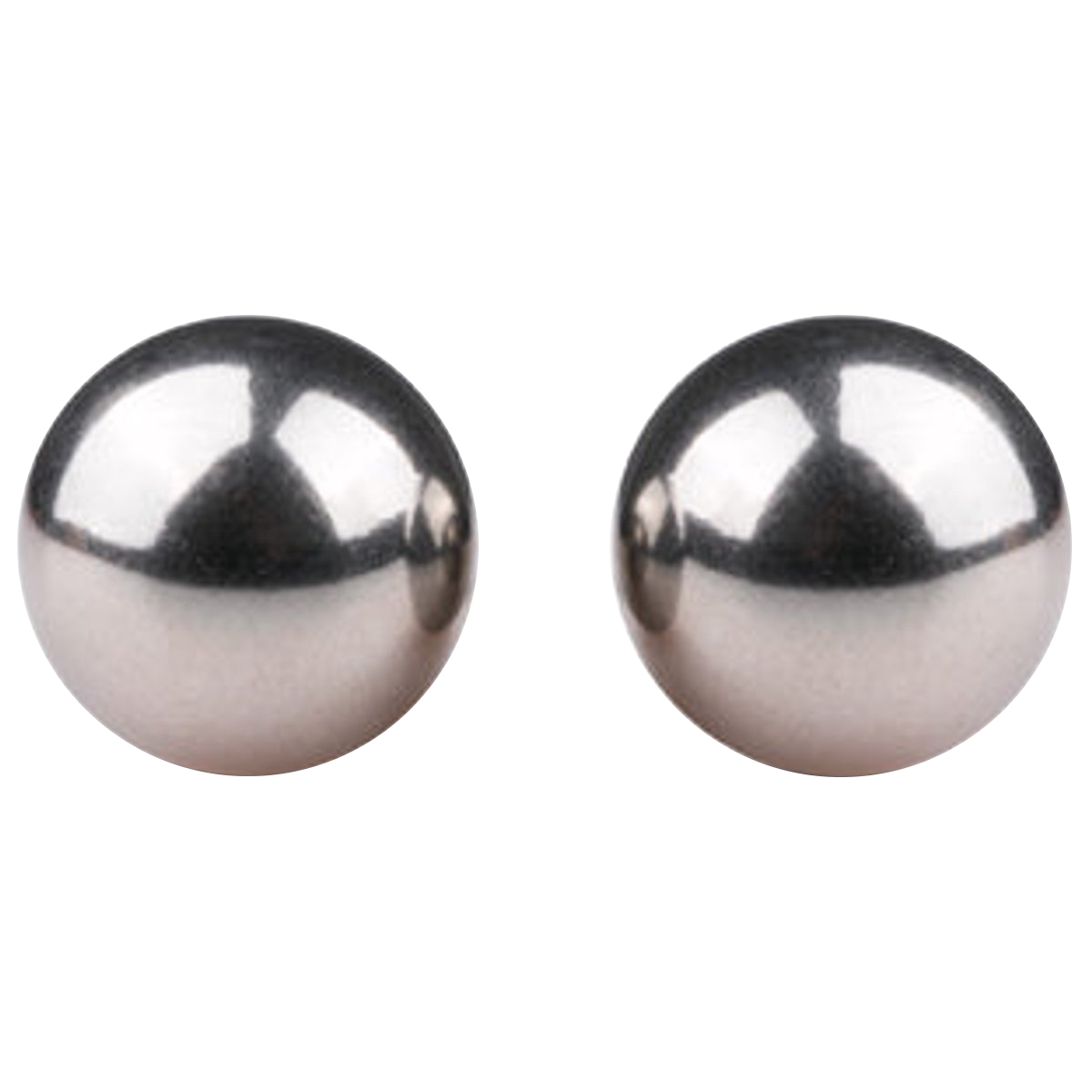 EasyToys «Ben Wa Balls» 19mm Silber, Magnetische Ben Wa Liebeskugeln für das Training der Beckenbodenmuskulatur