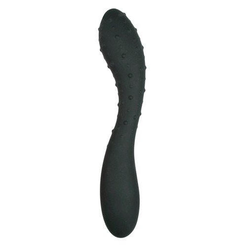 EasyToys «Textured Dong» schwarzer Noppen-Dildo für maximales Vergnügen