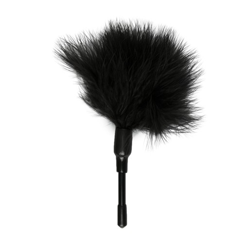 EasyToys «Feather Tickler» Black, small feather tickler with soft feathers