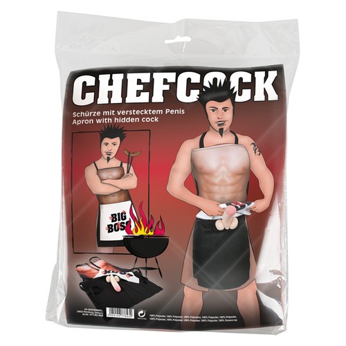 Orion «Chefcock Apron» with plush penis and imprint BIG BOSS