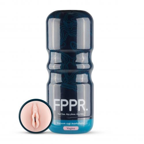 FPPR. «Vagina Masturbator» Beige, gerippter Masturbator mit realistischer Vagina-Öffnung für optimale Stimulation