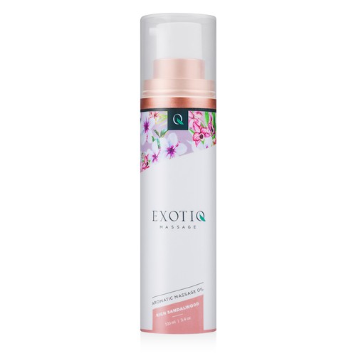 Exotiq  «Rich Sandalwood» 100 ml romantic scented massage oil - silky, smooth & nourishing