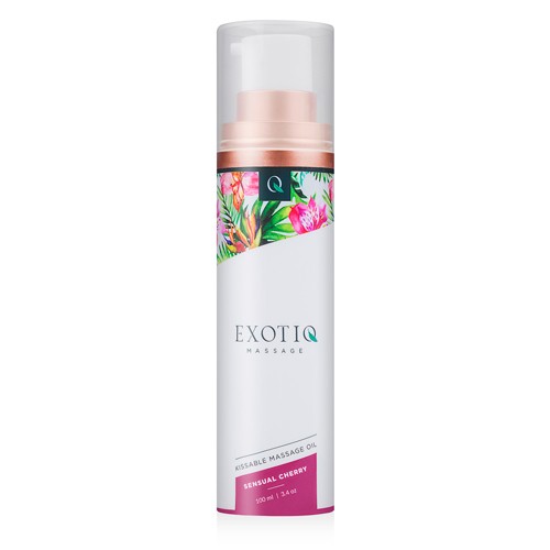 Exotiq  «Sensual Cherry» 100 ml summery scented massage oil - silky, smooth & nourishing